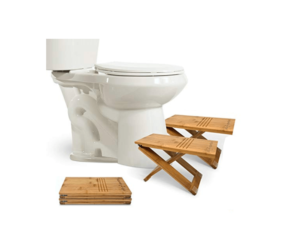 Squat N Go Bamboo X Toilet Stool