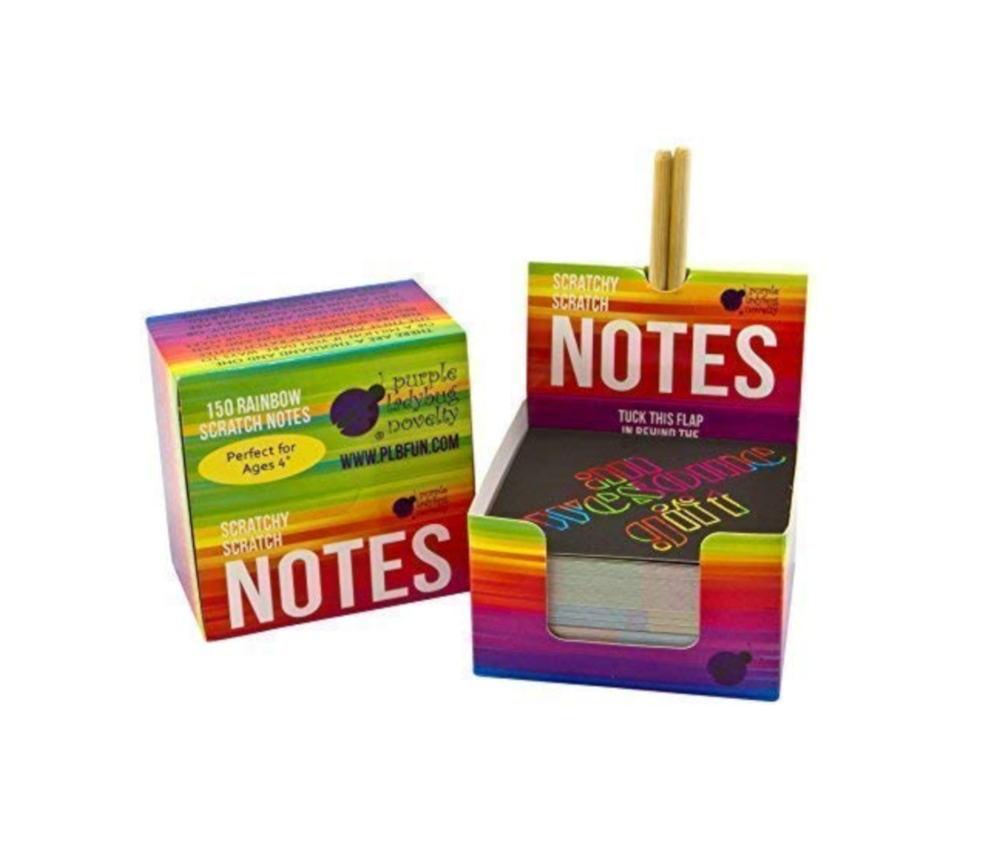 Rainbow Scratch Off Mini Notes
