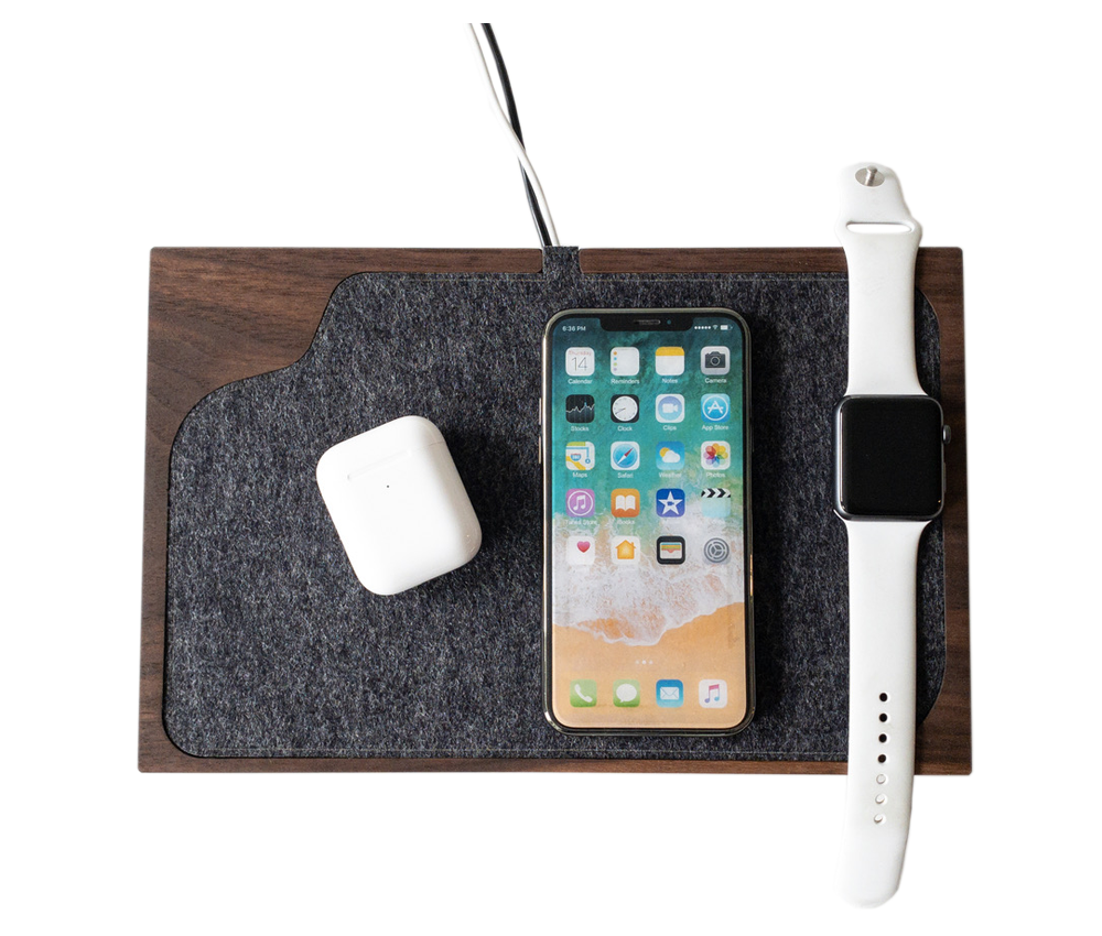 Custom Docking Station in Walnut