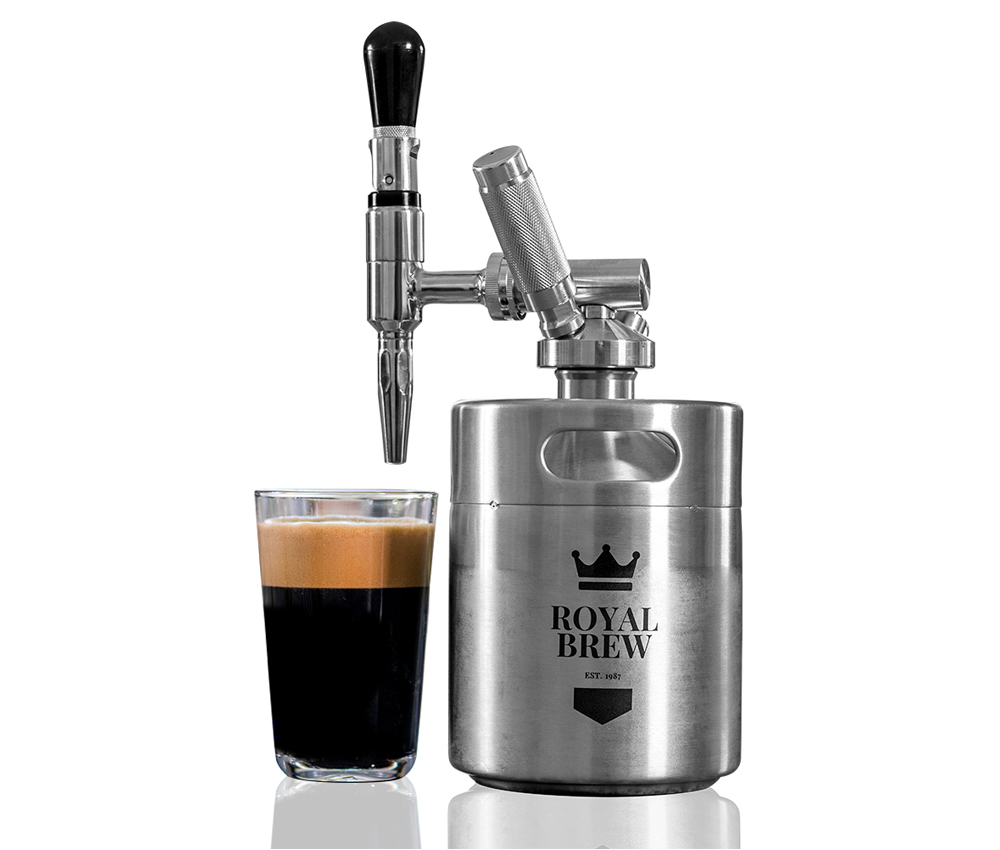 Royal Brew 64 Oz Nitro Cold Brew Coffee Machine and Dispenser
